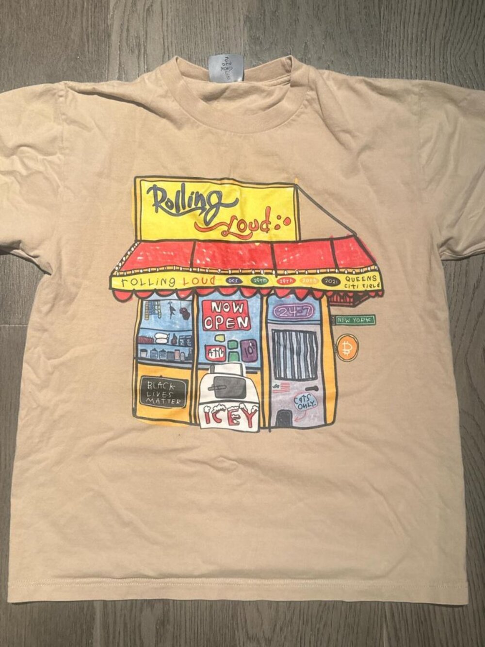 ROLLING LOUD OFFICIAL CONCERT MERCH OCT 28-30th 2021 QUEENS CITY FIELD Size S